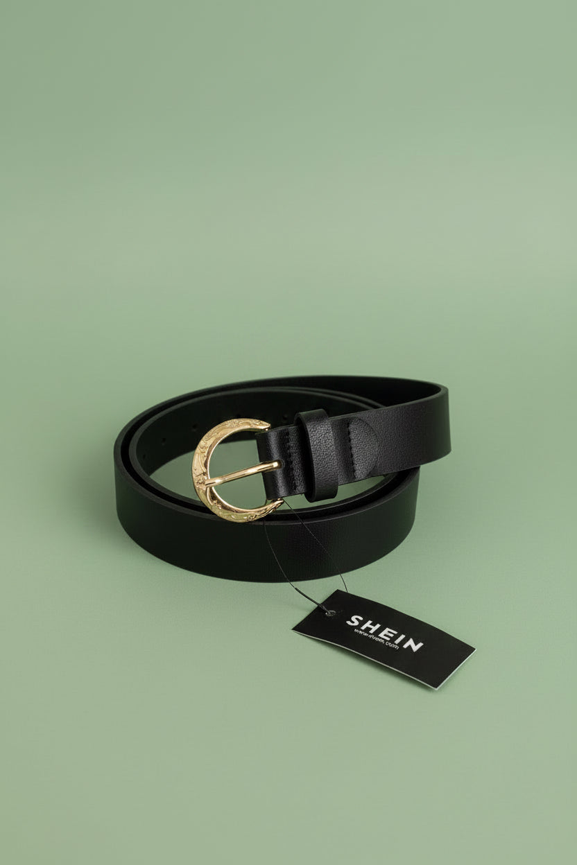 Black Detailed Belt(8-20)